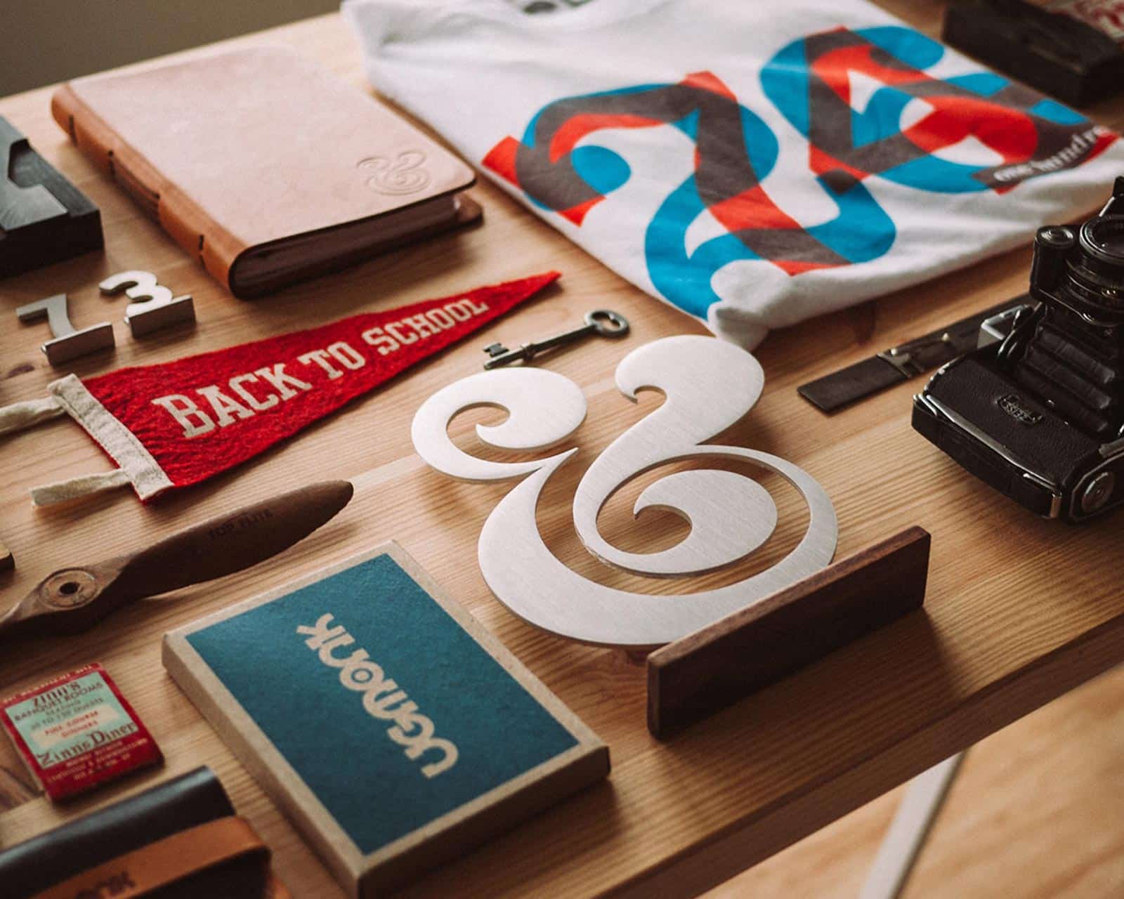 Branded Items on Table